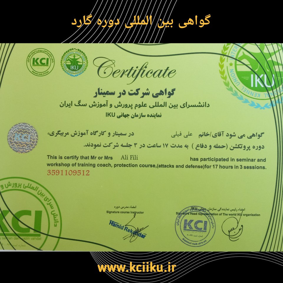 مربی سگ 